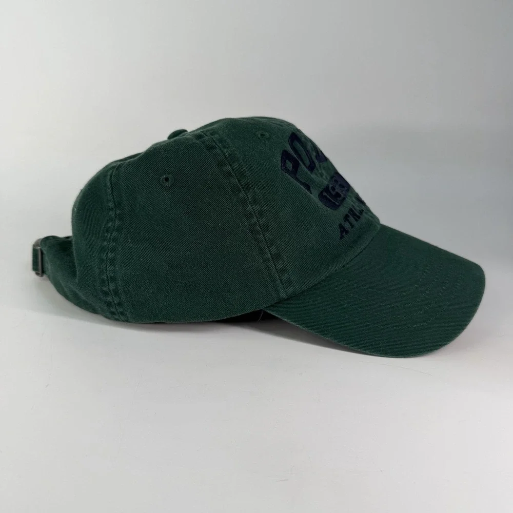 Polo Ralph Lauren Baseline 1993 Athl Dept Baseball Cap Hat Strap Back Spellout